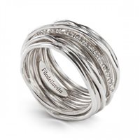 Anello Rubinia Filodellavita in Argento Diamante  Ct AN13ABT-16 - AN13ABT-16